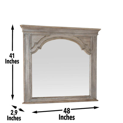 Highland Park Dresser and Mirror Driftwood