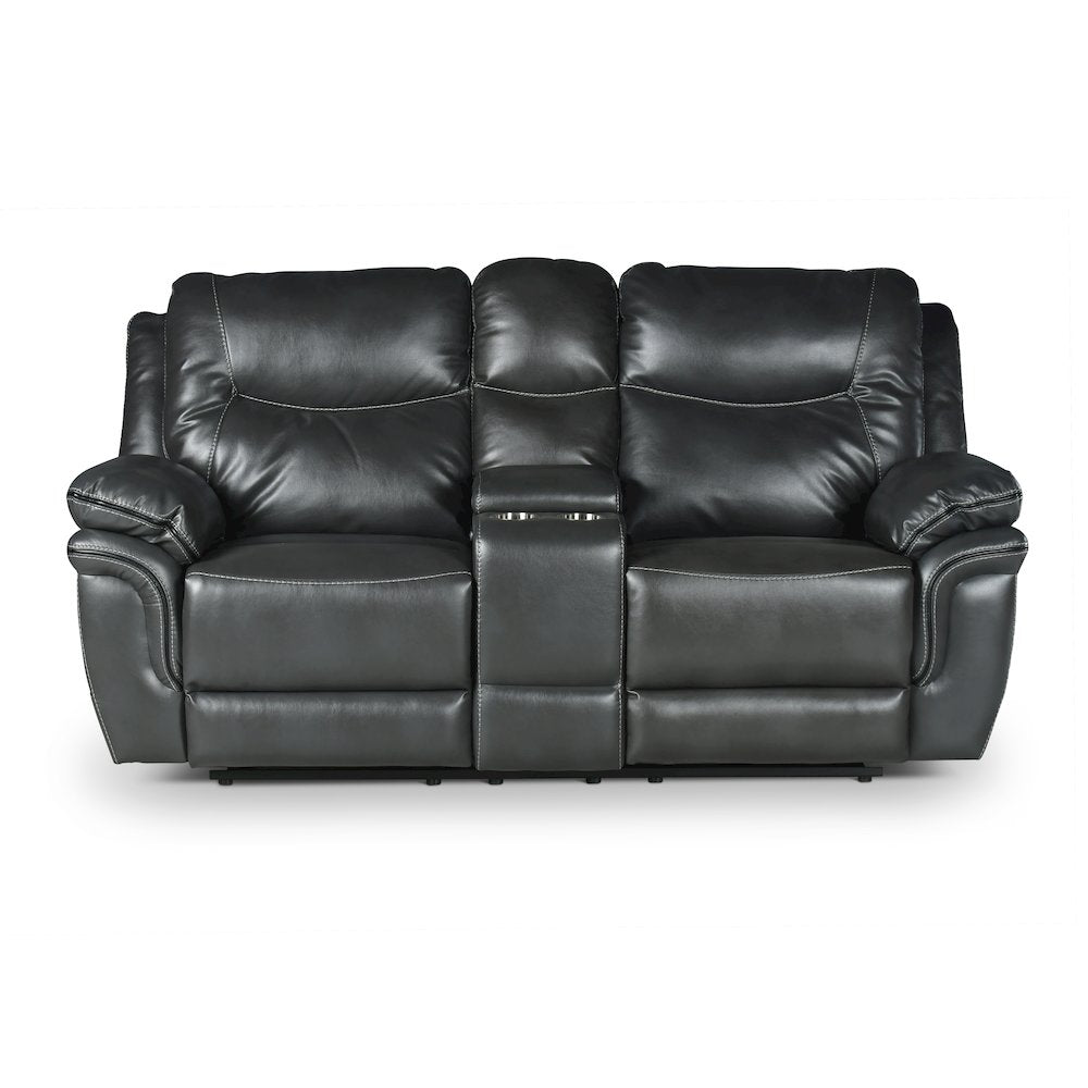 Isabella Console Loveseat Grey