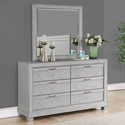 Montana Dresser and Mirror, Gray