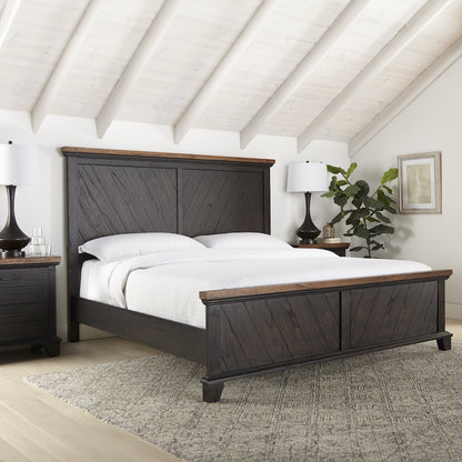 Bear Creek King Bed Brown