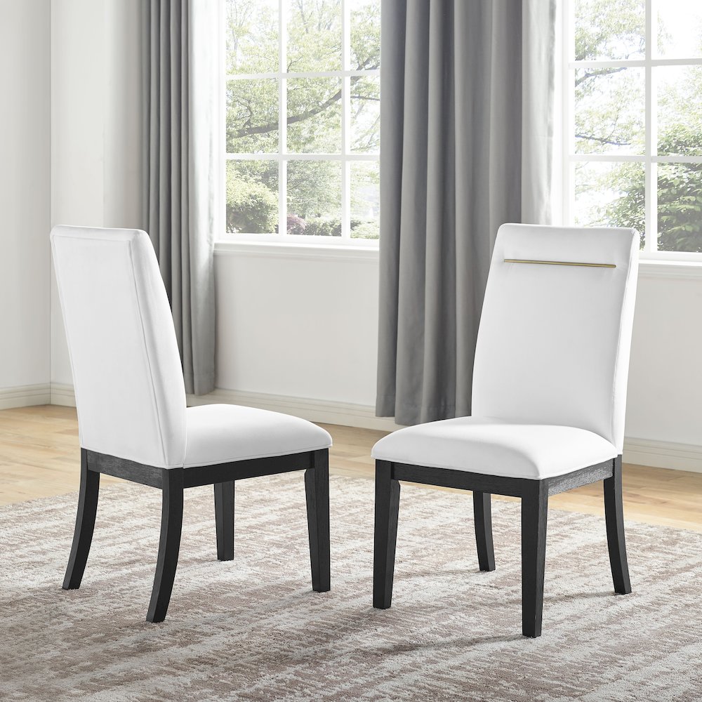 Yves 7pc Dining Set - White