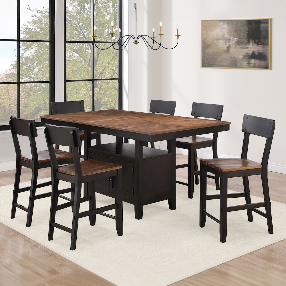 Bermuda 7-Piece Counter Dining Set