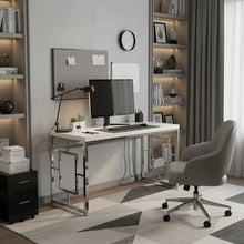 Desk, Durable Top, Contemporary Style, White