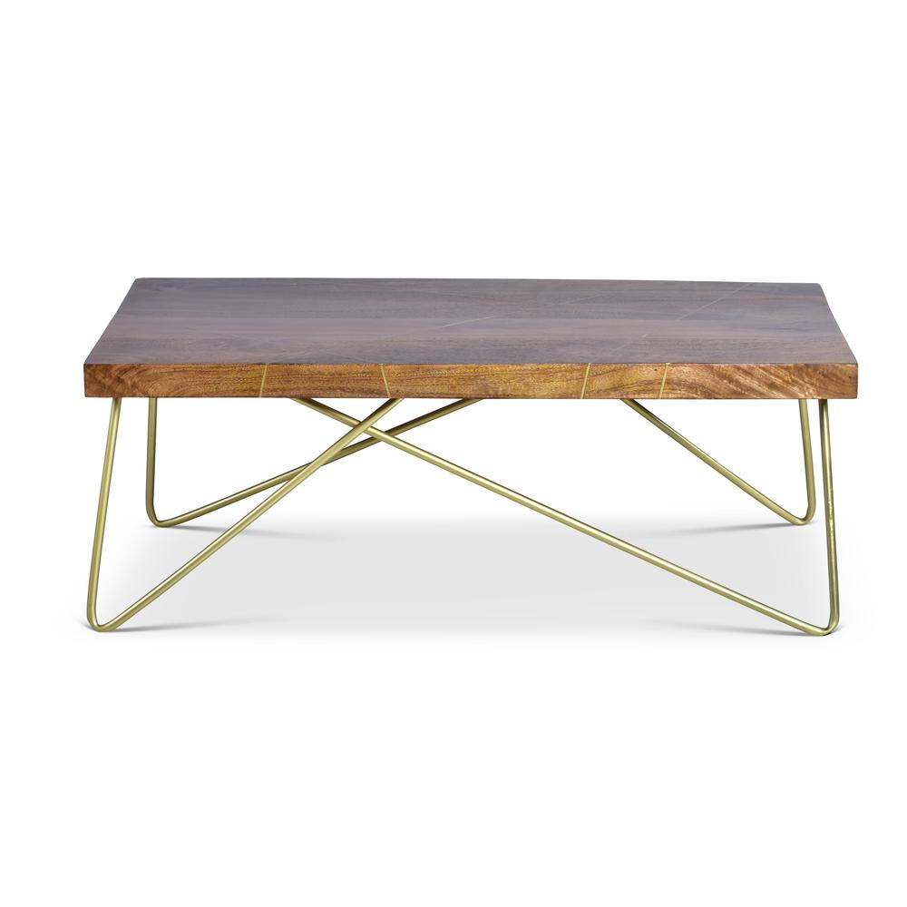 Walter Brass Inlay Cocktail Tbl