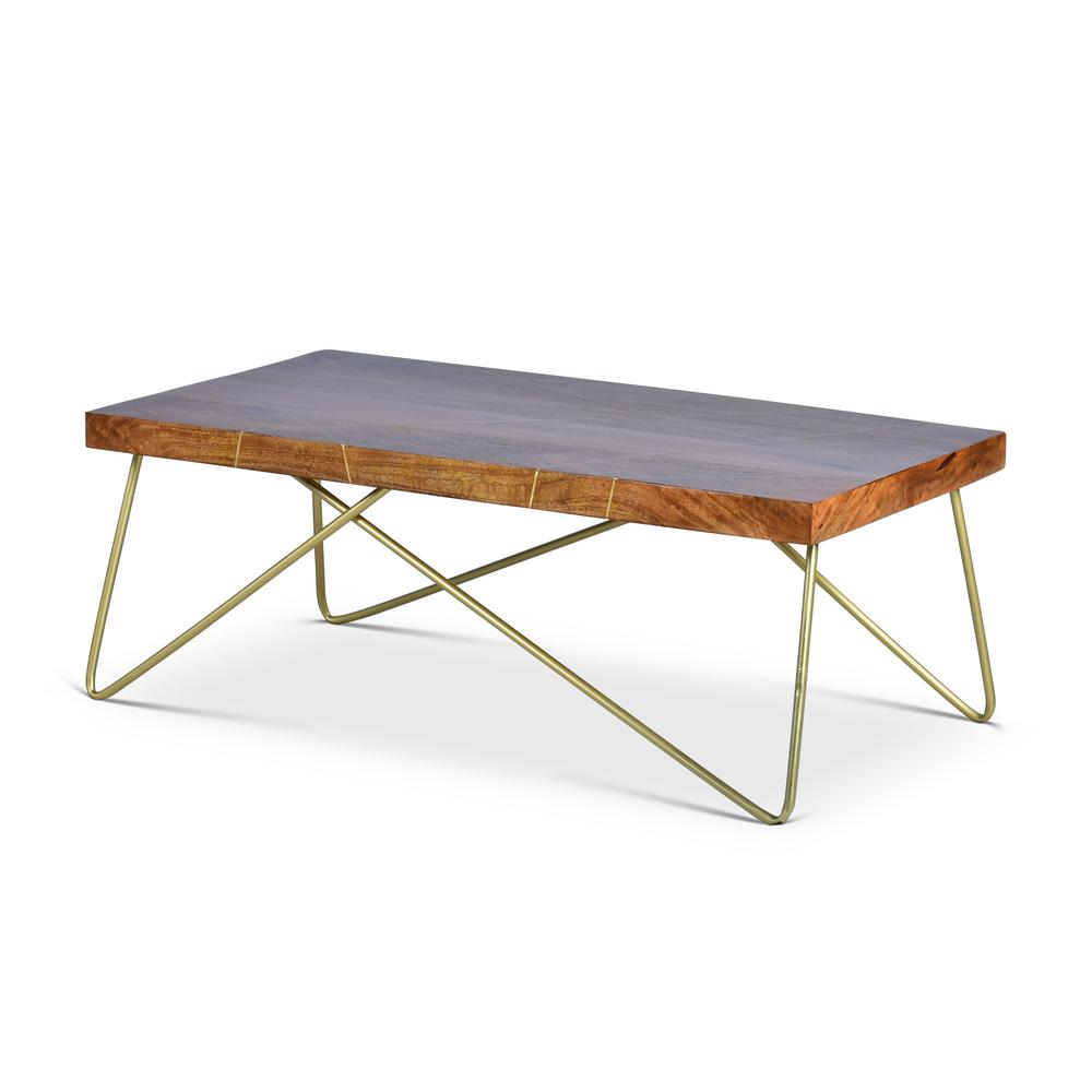 Walter Brass Inlay Cocktail Tbl