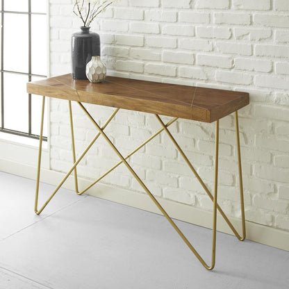 Walter Brass Inlay Sofa Table