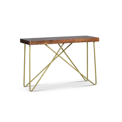 Walter Brass Inlay Sofa Table