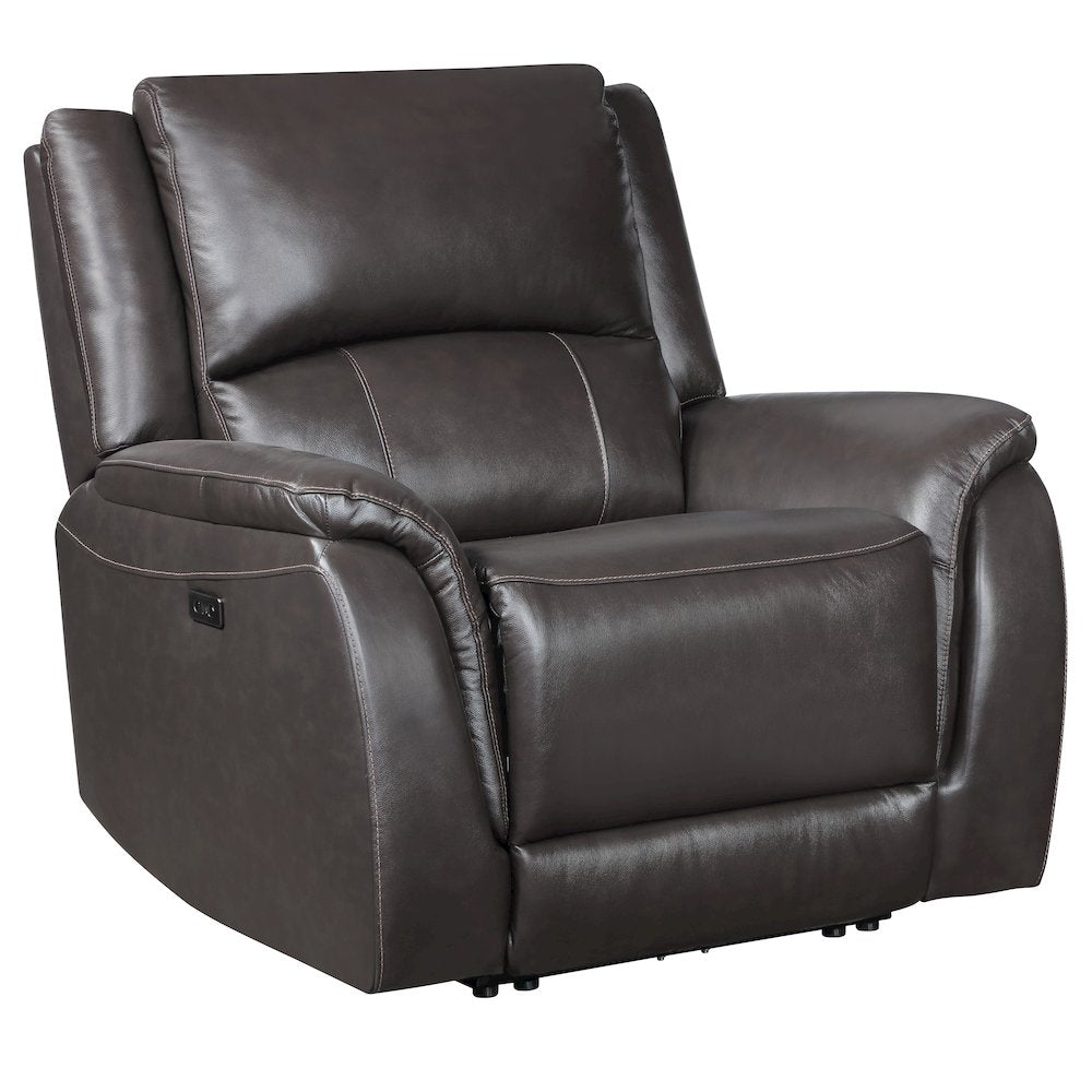 Alexandria PWR Recliner Chocolate
