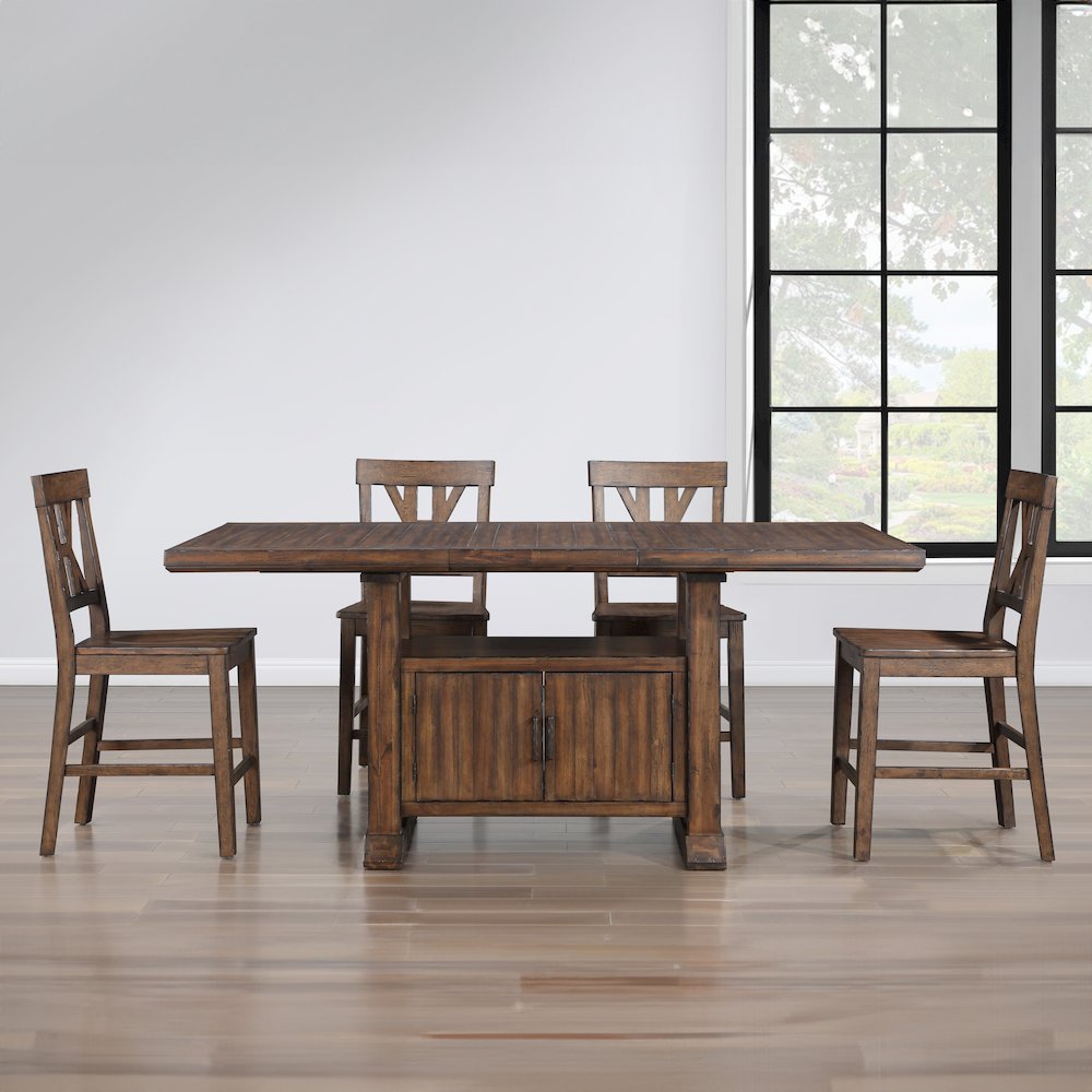 Auburn 5pc Counter Dining Set
