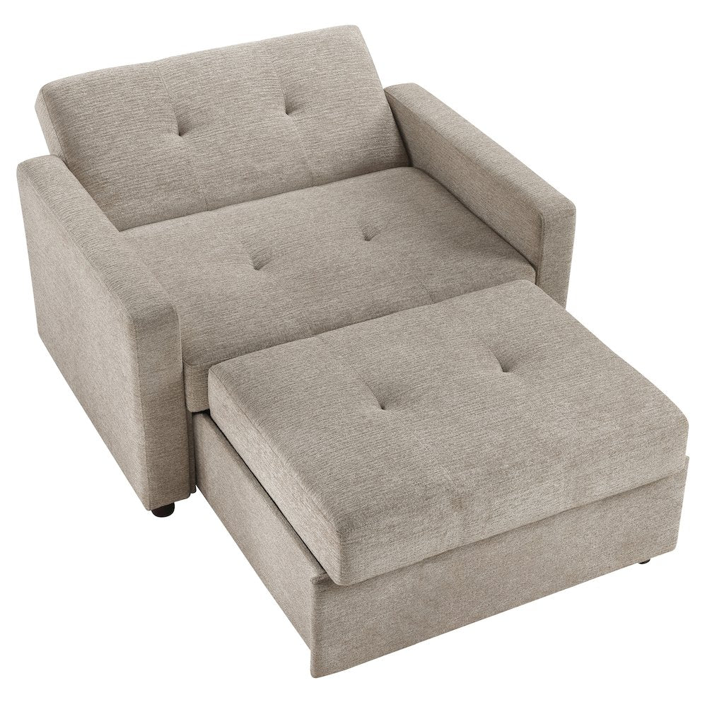 Noah Brown Chair w/ Twin Sleeper