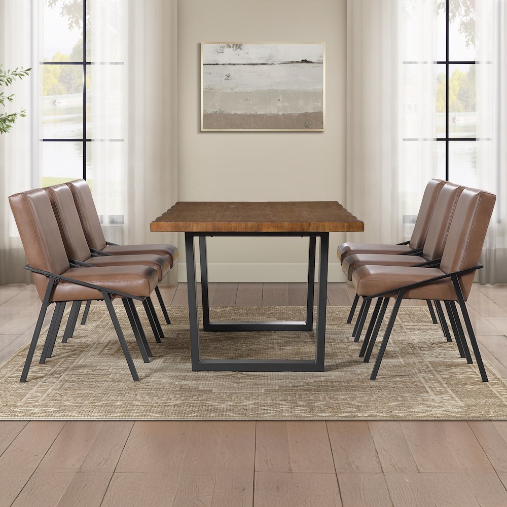 Tucson 7PK Dining Table Set w/ Side c