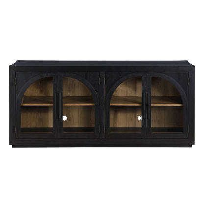 Magnolia Cathedral Doored Server, Black