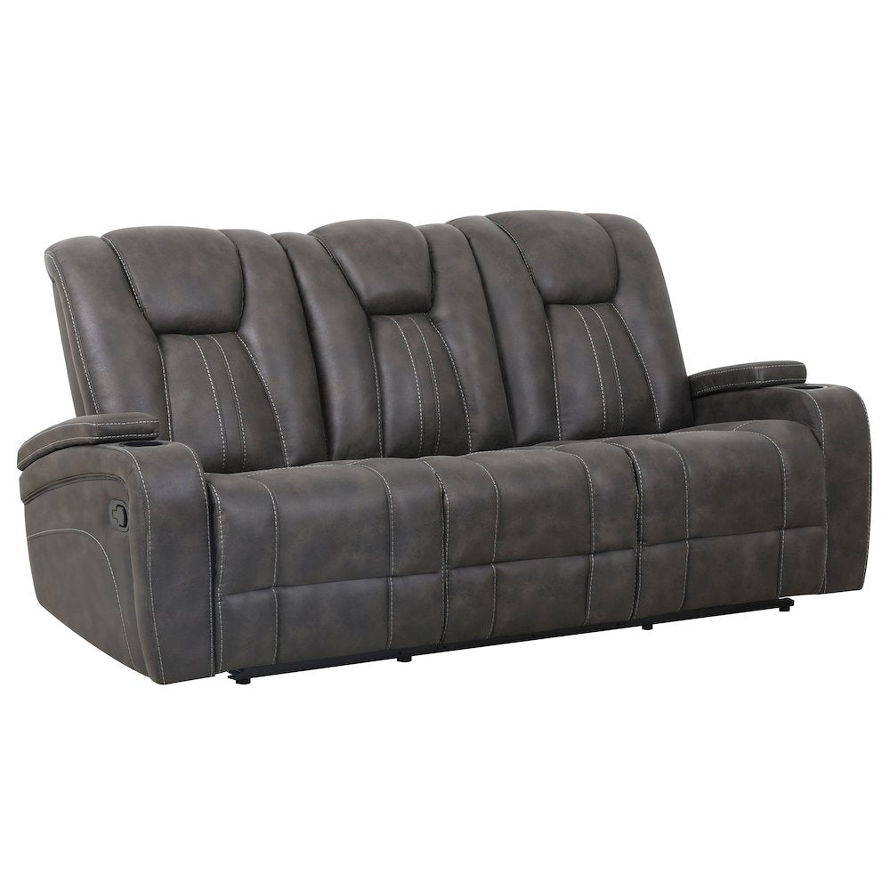 Marlow Charcoal 2PC Manual Reclining Set