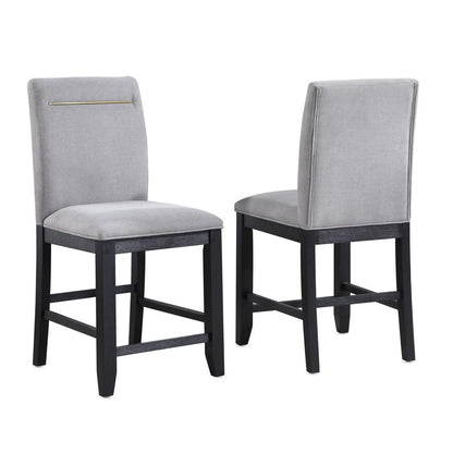 Yves Counter Chair Grey