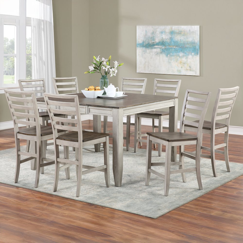 Abacus 9pc Counter Dining Set
