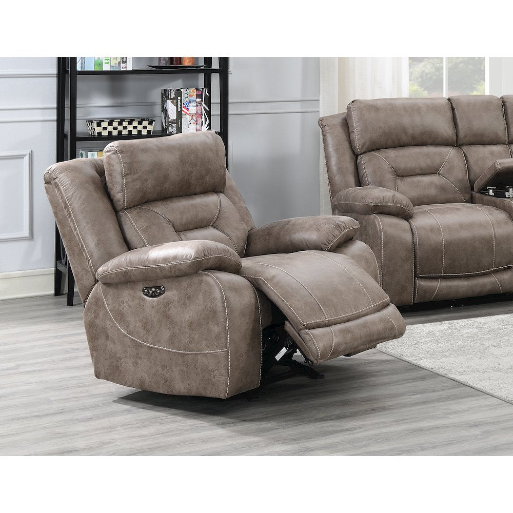 Aria Power Glider Recliner - Desert Sand