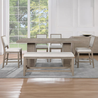 Lily 6-Piece Counter Dining Set