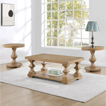 Dory 3-Piece Round End Table Set, Sand