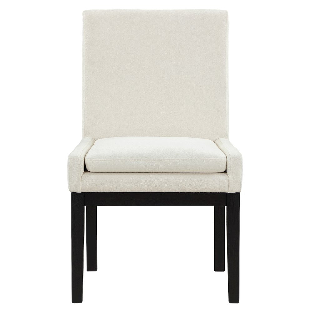 Aubrey Black Upholstered Side Chair