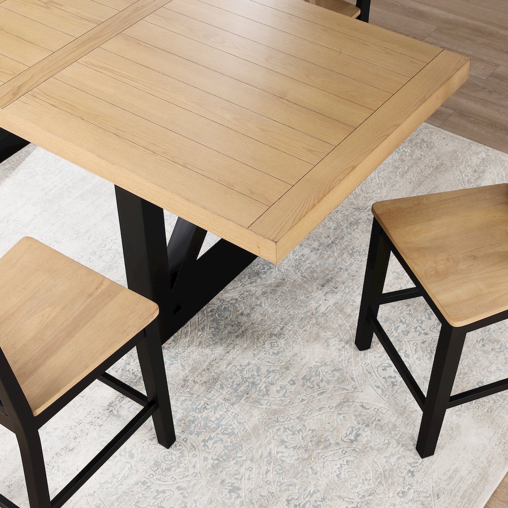 Magnolia 36" Counter Table, Black Base