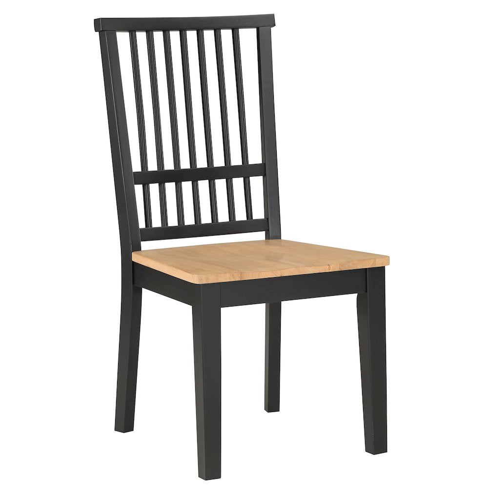 Magnolia Black 5PC Round Dining Set