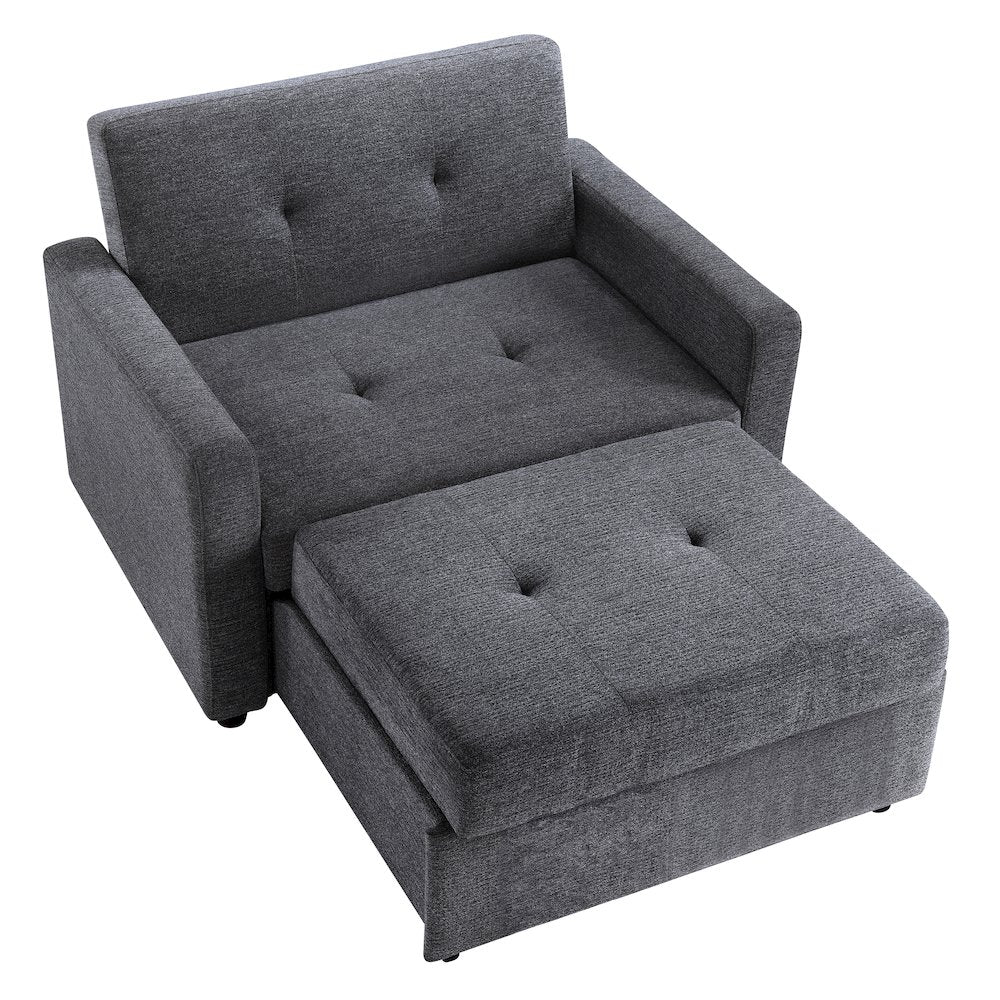 Noah Gray Chair w/ Twin Sleeper
