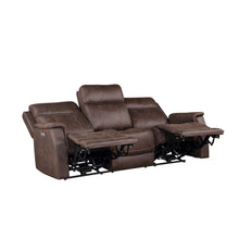 Valencia Dual Power Reclining Sofa - Walnut