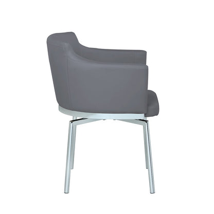 Gray Dining Chairs – Accent Chairs Set of 2
