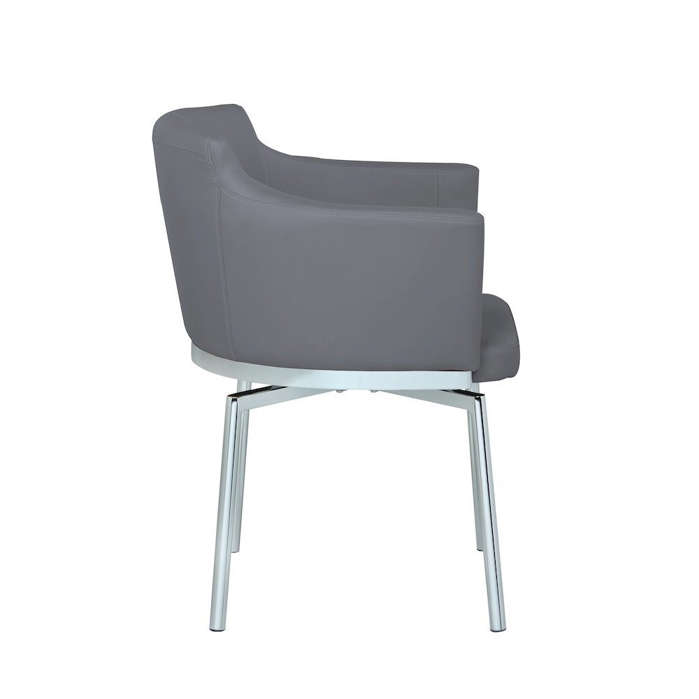 Gray Dining Chairs – Accent Chairs Set of 2