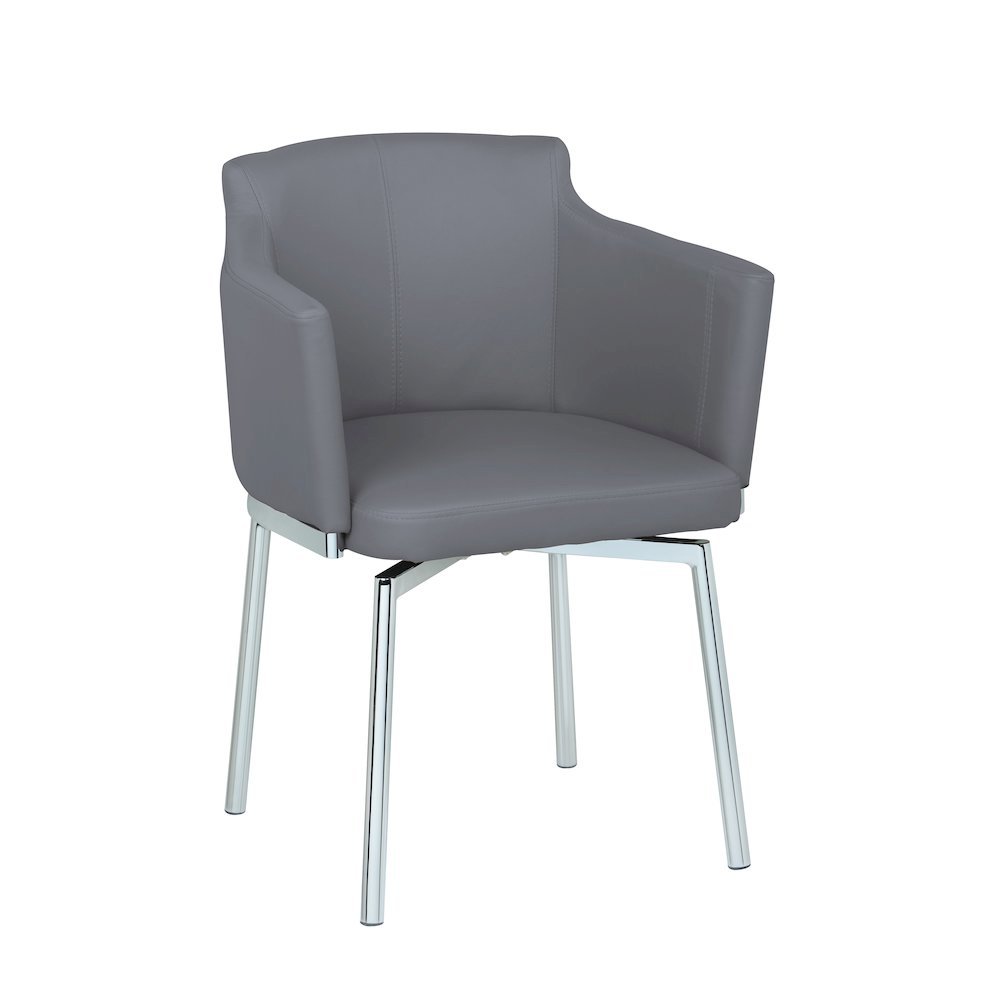 Gray Dining Chairs – Accent Chairs Set of 2