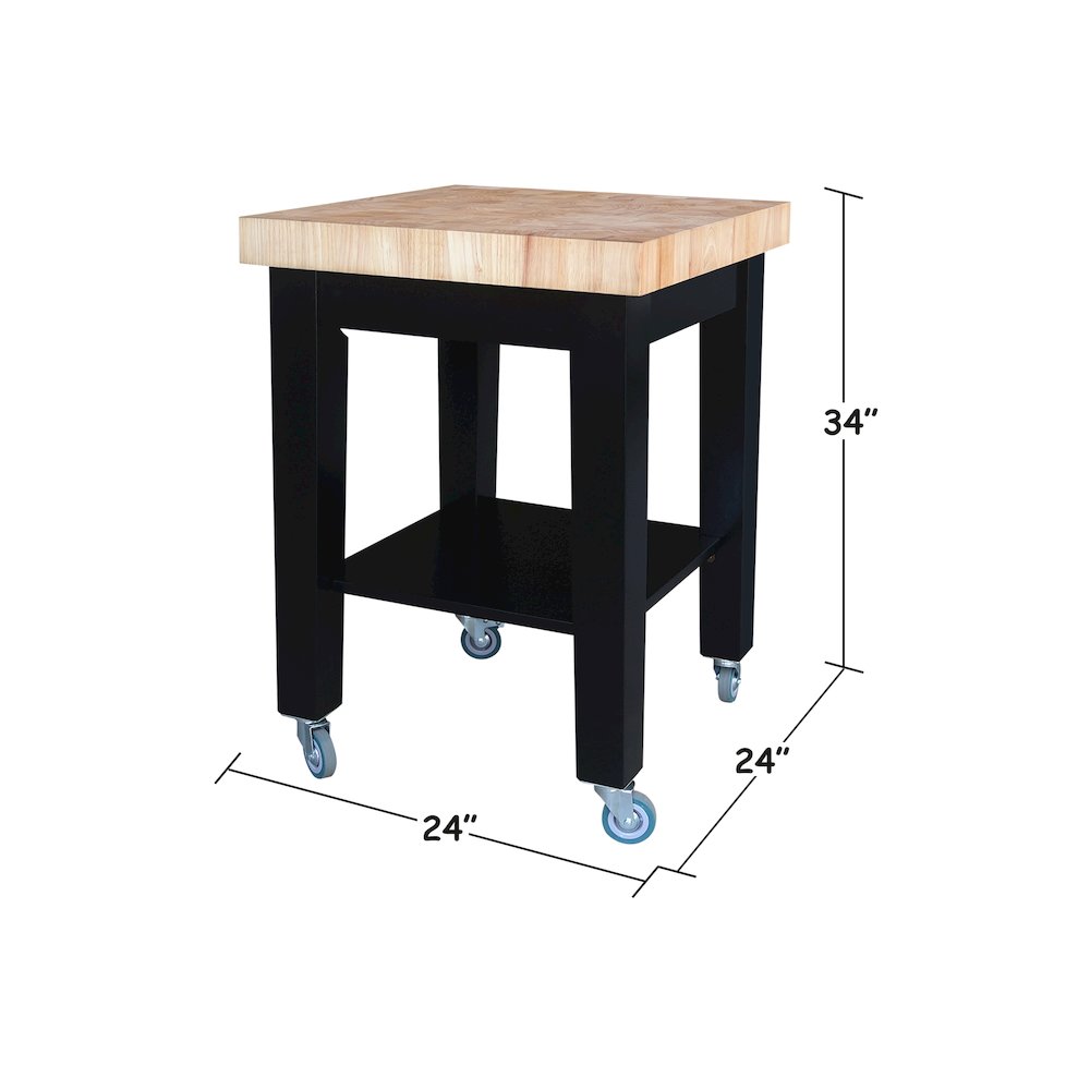Solid Wood Kitchen Island
