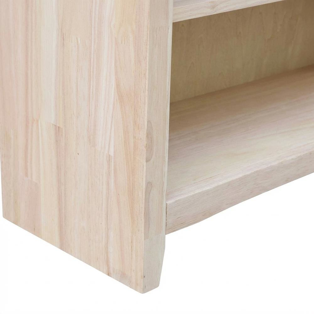 Laminated Wood Bookcase with Spacious Shelves for Home Office Storage