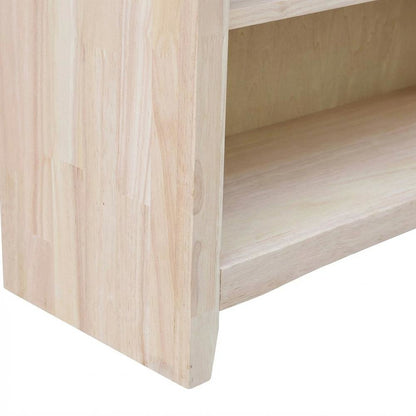 Laminated Wood Bookcase with Spacious Shelves for Home Office Storage