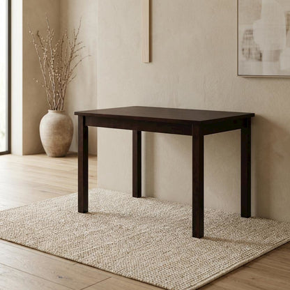 Modern Rich Mocha Coffee Table with Wipe Clean Surface