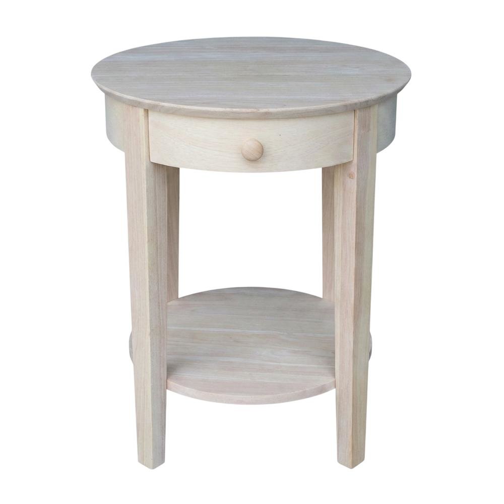 Unfinished Entry Table with Modern Design and Versatile Use