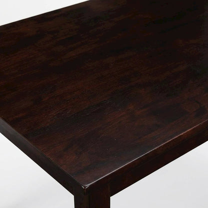 Modern Rich Mocha Coffee Table with Wipe Clean Surface
