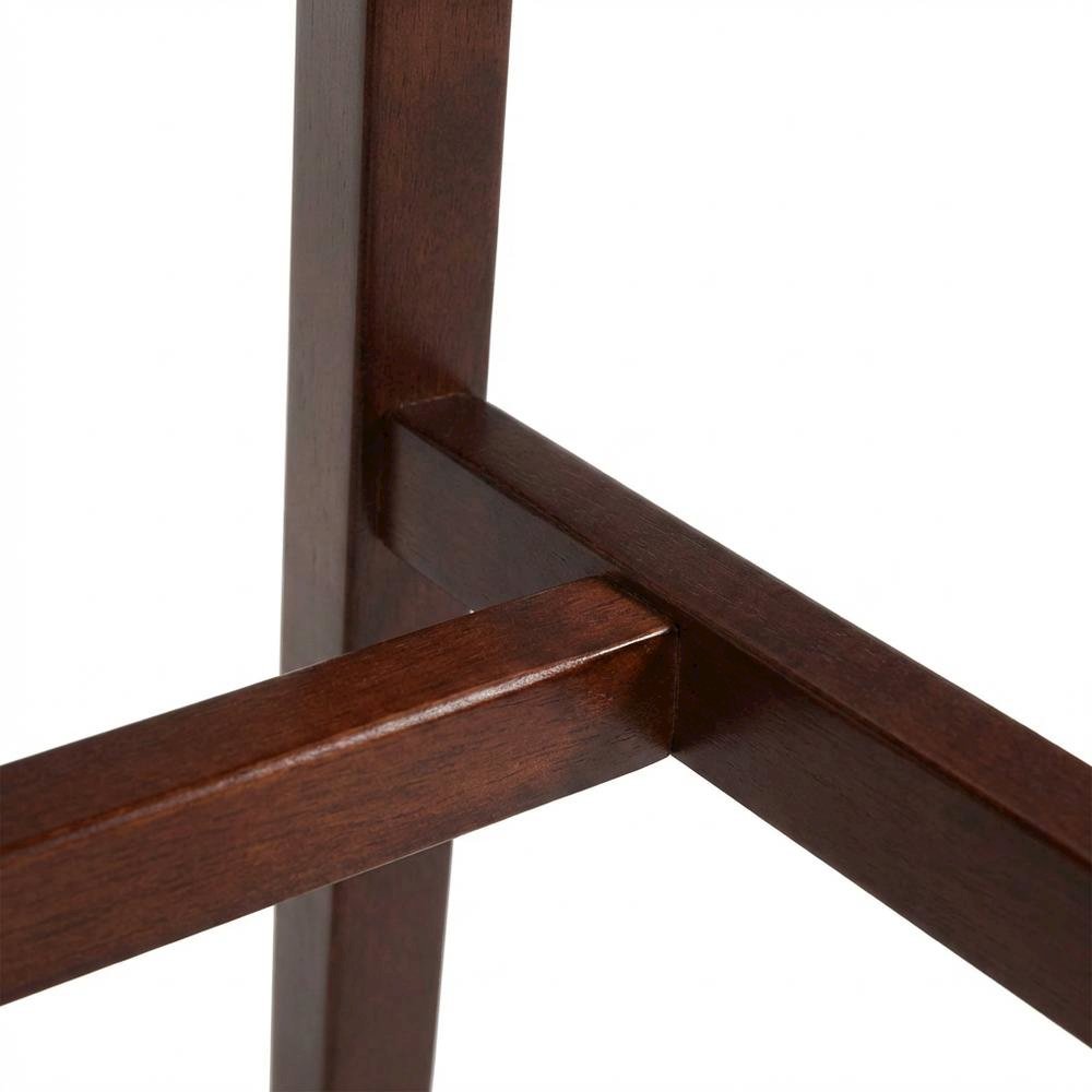 Set of Two Mocha Splatback Dining Chairs for Elegant Meals