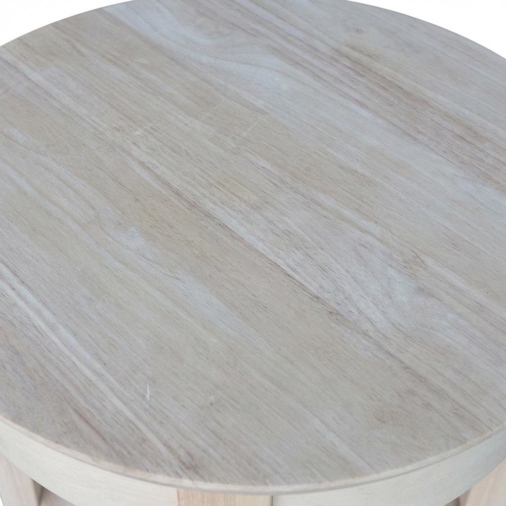 Unfinished Entry Table with Modern Design and Versatile Use