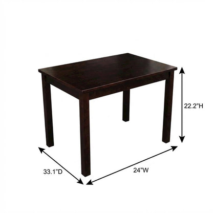 Modern Rich Mocha Coffee Table with Wipe Clean Surface