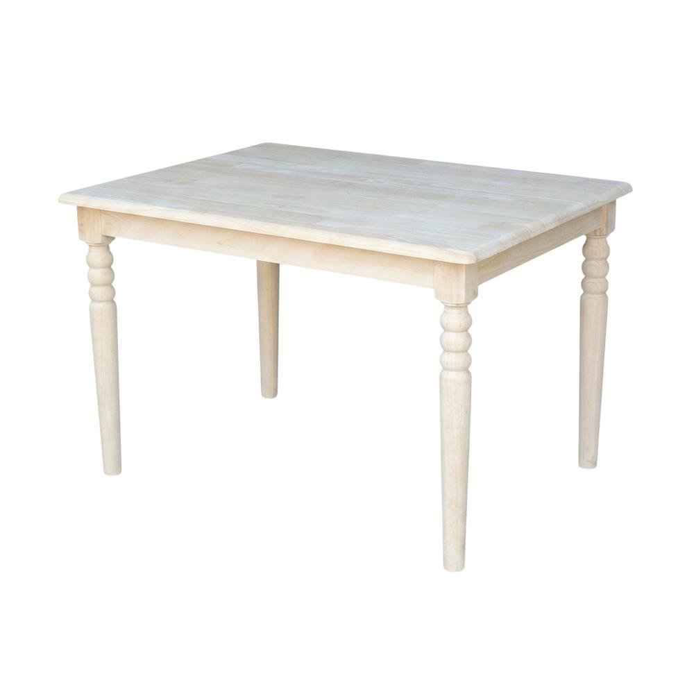 Unfinished Square Coffee Table with Simple Modern Design and Durable Build