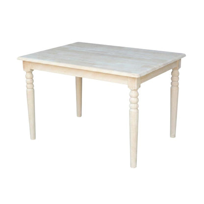 Unfinished Square Coffee Table with Simple Modern Design and Durable Build
