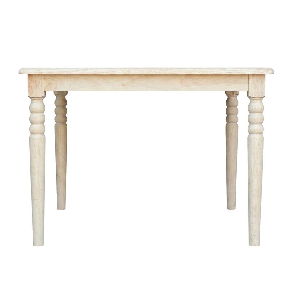 Unfinished Square Coffee Table with Simple Modern Design and Durable Build