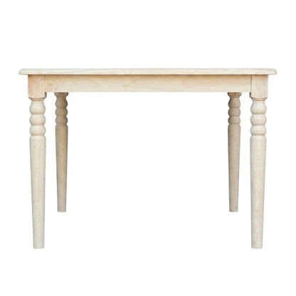 Unfinished Square Coffee Table with Simple Modern Design and Durable Build