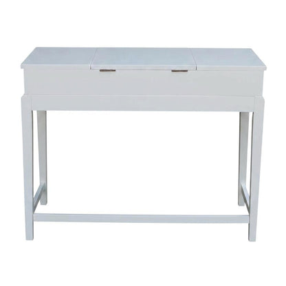 Snow White Vanity Table with Elegant Design for Bedroom or Dressing Area
