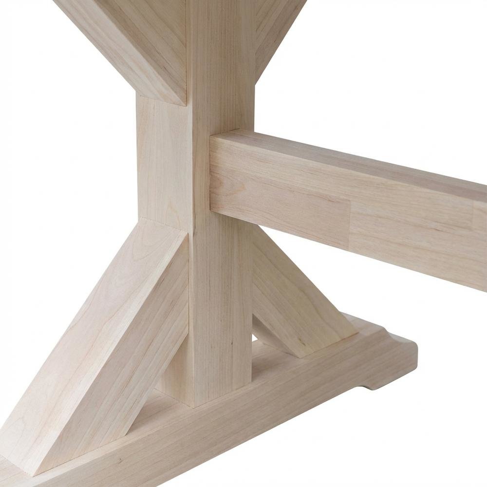 Unfinished Executive Desk With Canyon Base For Modern Office Workspace