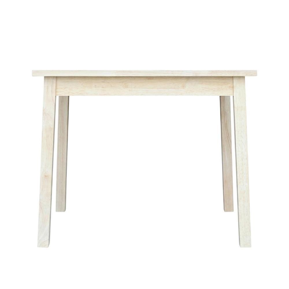Child's Unfinished Coffee Table with Wipe-Clean Surface