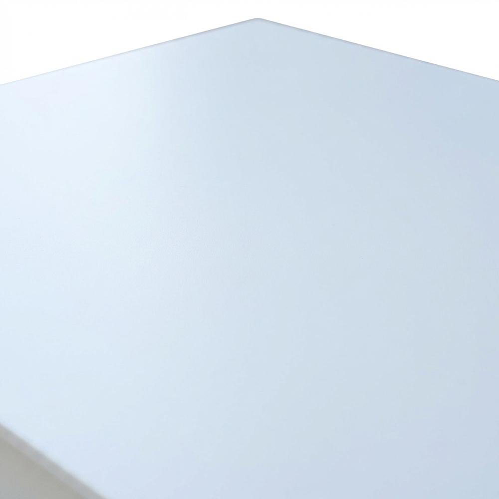 White Narrow End Table for Lounge and Living Spaces