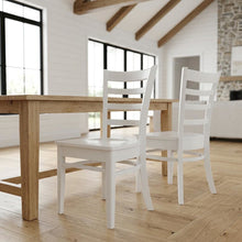 Solid Hardwood Dining Chair with Classic Leg Design for Kitchen and Dining Room
