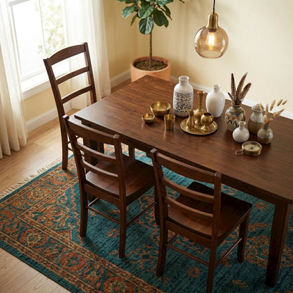 Madrid Ladderback Hardwood Dining Chair for Kitchen or Dining Room