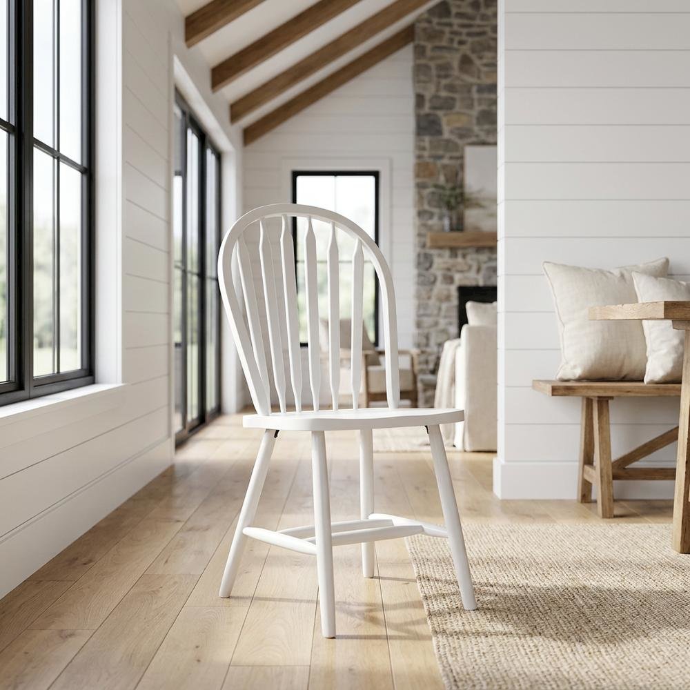 Parawood Windsor Arrowback Dining Chair with Spindle Back for Dining Room